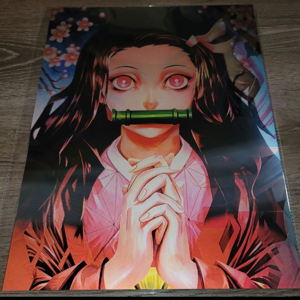 Demon Slayer 3D Holographic Lenticular Anime Poster